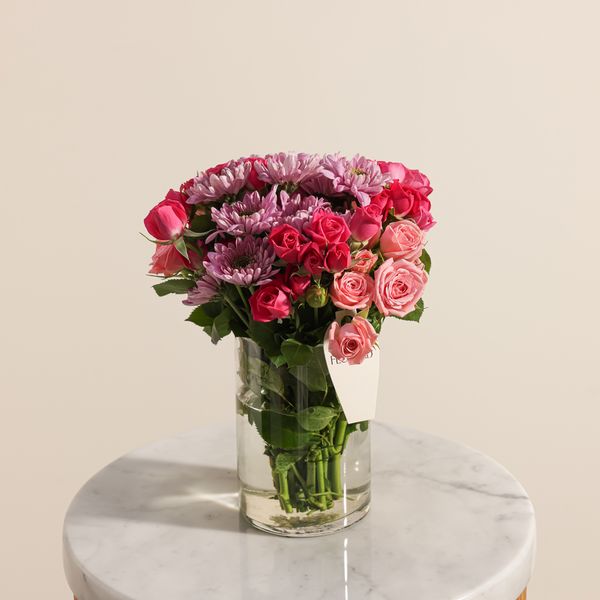 مزهرية زهور بالدرجات وردية السحرية - Image 5