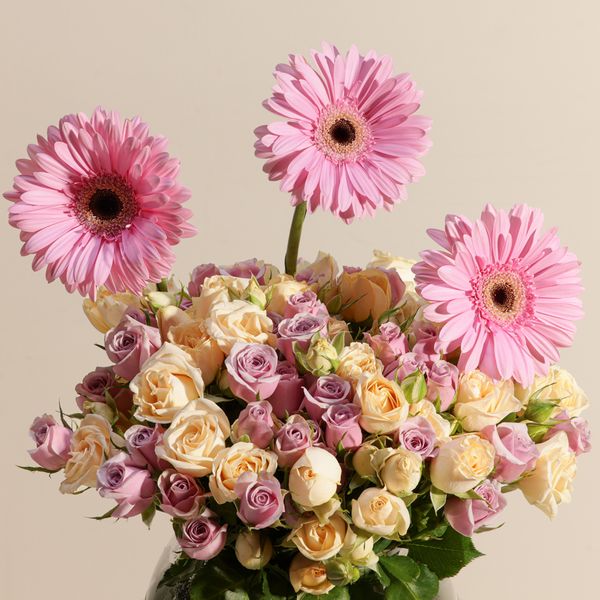 مزهرية زهور همسات ألوان الباستيل - Image 4